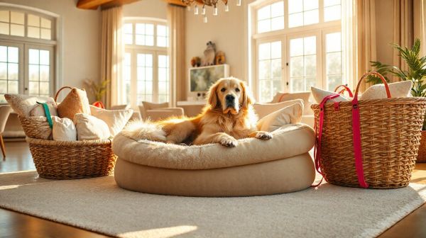 Top 5 des paniers XXL pour le bien-être des grands chiens